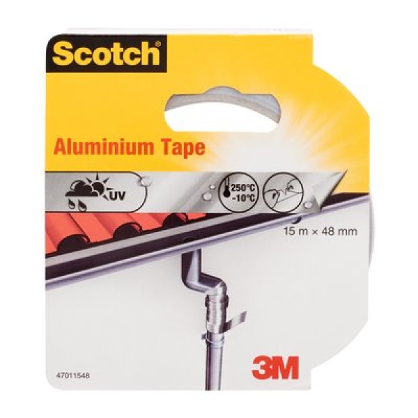 Scotch® Aluminium Tape 4701,15 m x 48 mm, 1 Roll/Pack
