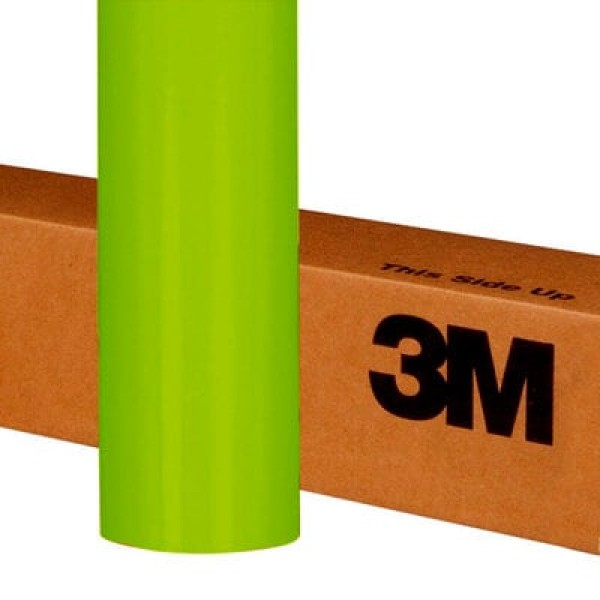 3M™ Controltac™ Graphic Film with Comply™ Adhesive 180mC-136, Lime Green, 1220 mm x 45.72 m