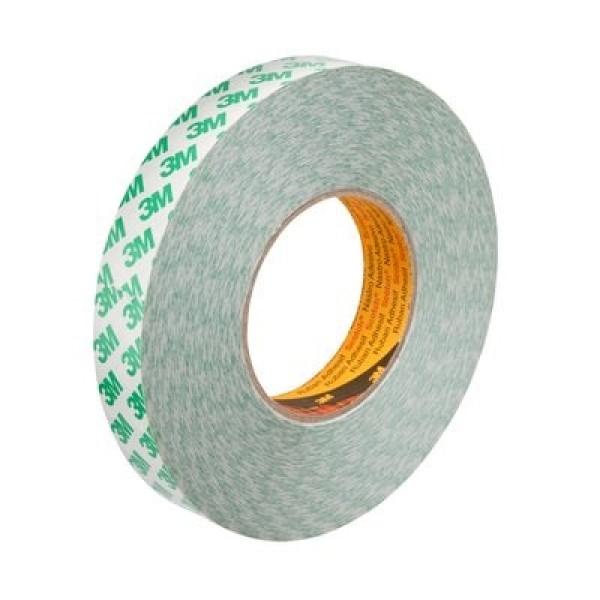 3M™ Double Coated PVC Tape 9087, White, 25 mm x 50 m, 0.26 mm