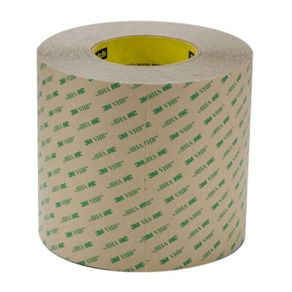 3M™ VHB™ Adhesive Transfer Tape F9460PC, Transparent, 1220 mm x 55 m, 0.05 mm