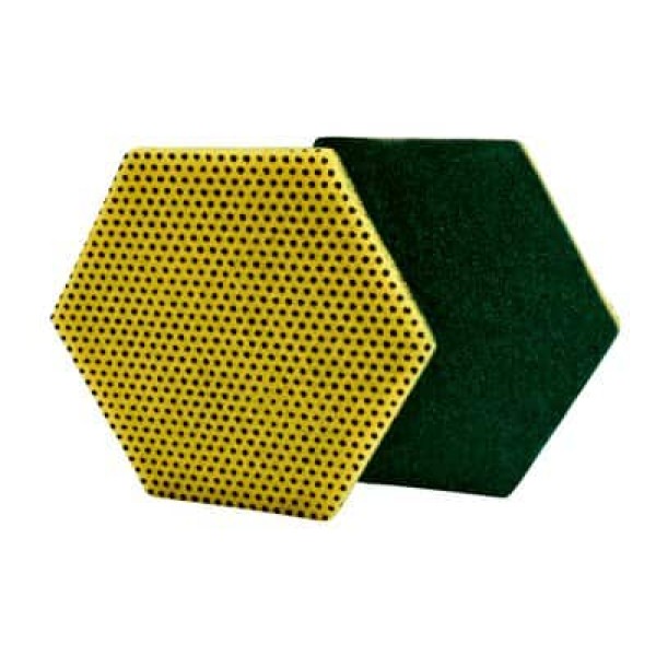 Scotch-Brite™ Dual Purpose Scouring Pad 96HEX, 146 mm x 127 mm, 15/Case
