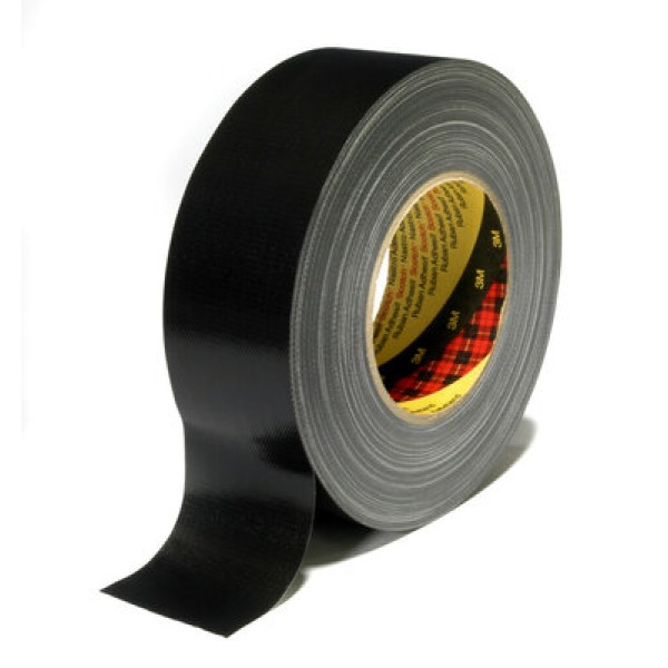 3M™ Extra Heavy Duty Duct Tape 389, Black, 50 mm x 50 m