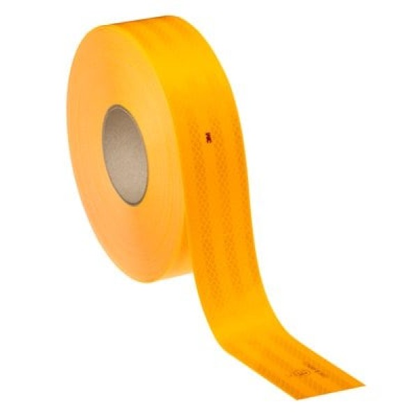3M™ Diamond Grade™ Conspicuity Vehicle Markings 983-21, Fluorescent Yellow, Edge Sealed, ECE 104 marked, 53.5 mm x 50 m