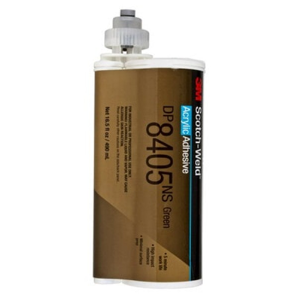 3M™ Scotch-Weld™ Acrylic Adhesive DP8405NS, Green, 490 ml
