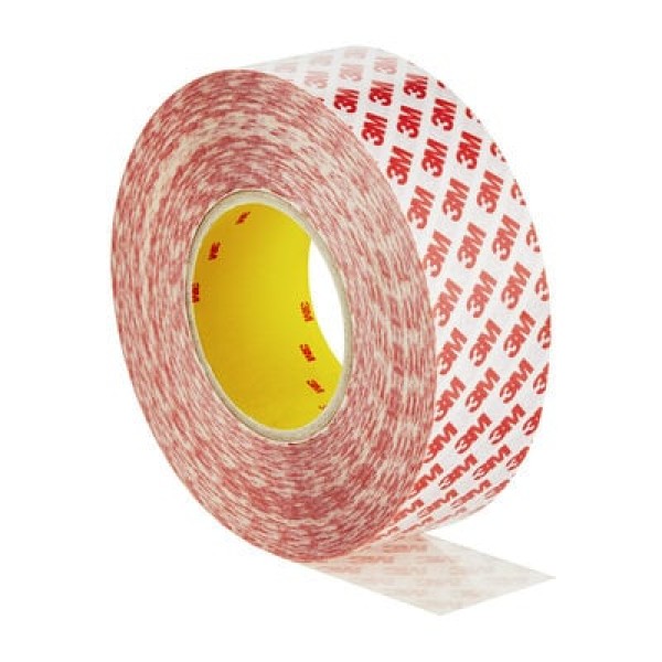 3M™ Double Coated Tape GPT-020F, Transparent, 50 mm x 50 m, 0.2 mm