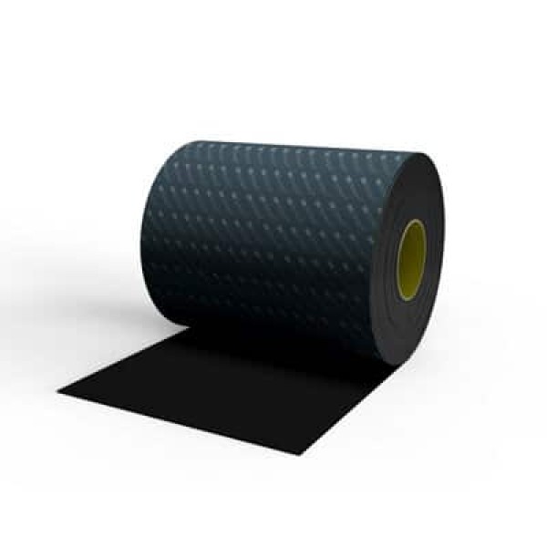 3M™ Bumpon™ Resilient Rollstock SJ5816 Black R30FL, 114.0 mm x 33.0 m, 1 per case