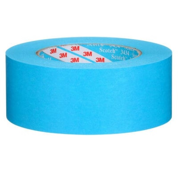 Scotch® High Performance Masking Tape 3434, Blue, 48 mm x 50 m, 07899