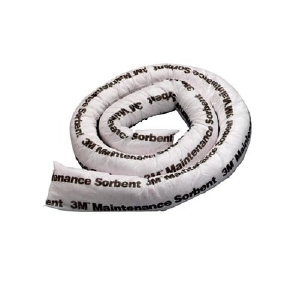 3M™ Maintenance Sorbent Mini-Boom M-M1001, 76 mm diameter, 1.2 m, 12/Case