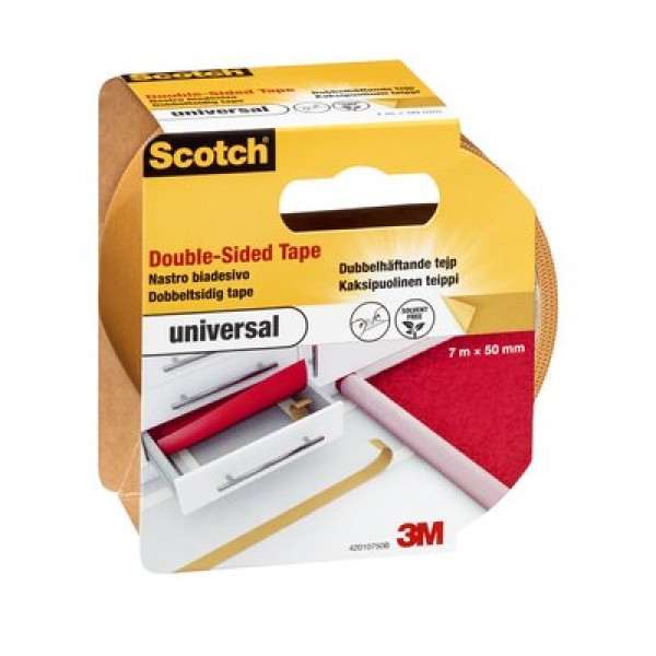 Scotch® Universal Carpet Tape, 4201 NIU, 50 mm x 7 m