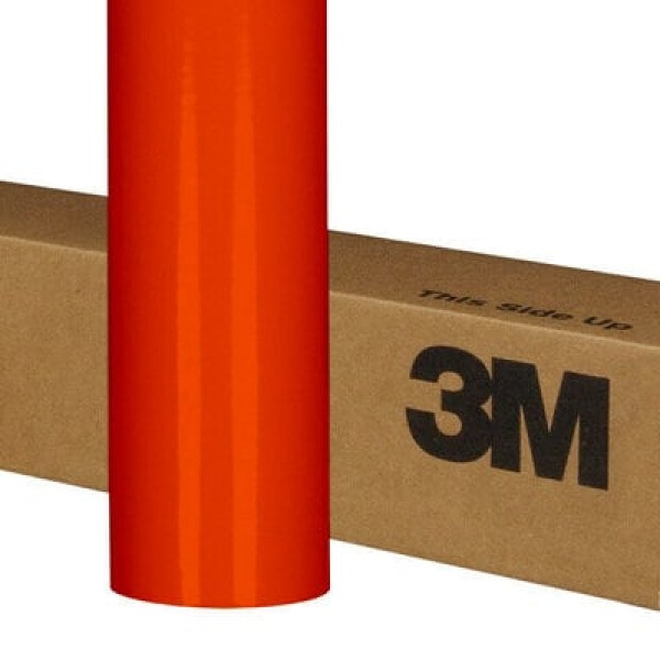 3M™ Controltac™ Graphic Film with Comply™ Adhesive 180mC-14, Bright Orange, 1220 mm x 45.72 m