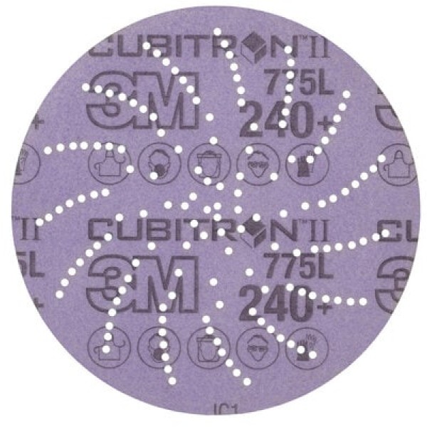 3M Xtract™ Cubitron™ II Film Disc 775L, 127 mm, 240+
 500LG, 50 per inner, 250 per case