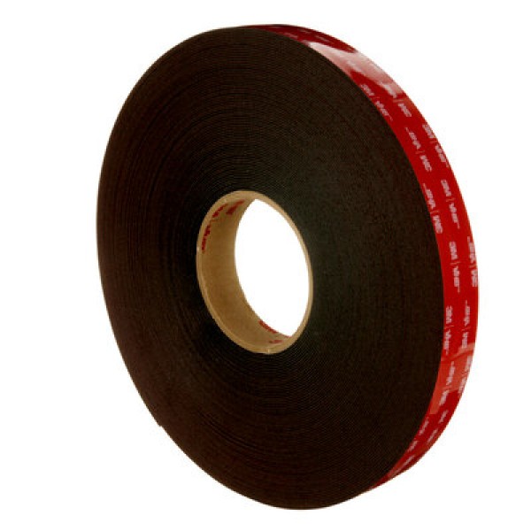 3M™ VHB™ Tape 5925F, Black, 25 mm x 33 m, 0.6 mm