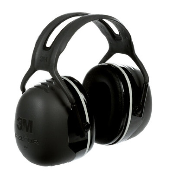3M™ PELTOR™ Earmuffs, Black, Headband, X5A