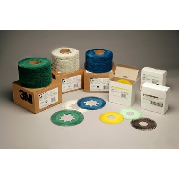 Scotch-Brite™ Radial Bristle Brush Replacement Disc BB-ZB, 152 mm, P220, Red, Type C