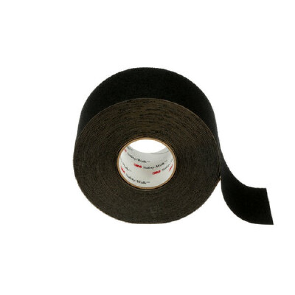 3M™ Safety-Walk™ Slip Resistant Resilient Medium Tape 300 Series, Black, 102 mm x 18.3 m, 1/Case