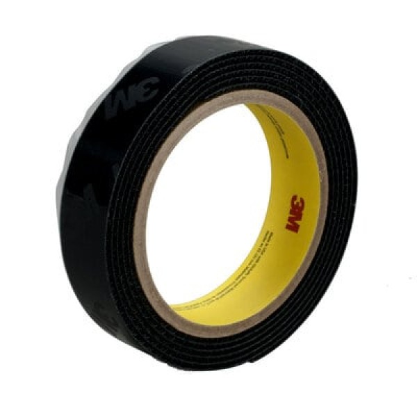 3M™ Fastener Hook SJ3572, Black, 25 mm x 45.7 m, 3.8 mm