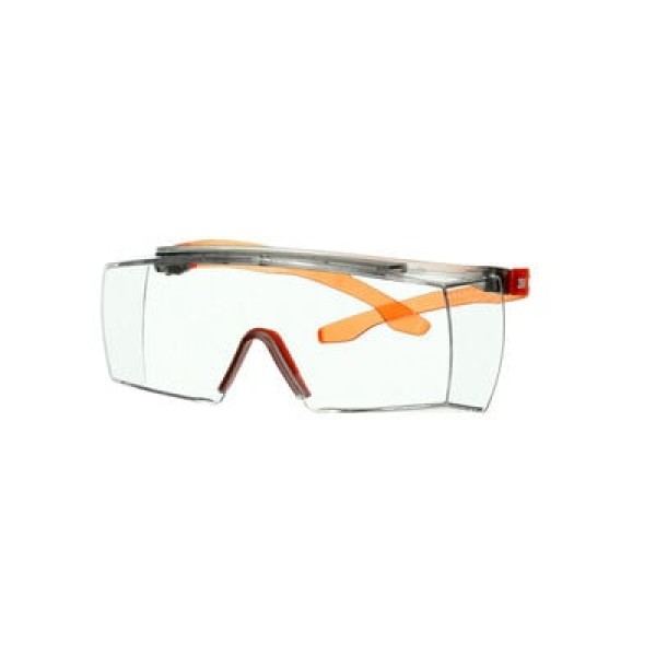 3M™ SecureFit™ 3700 Overspectacles, Orange Temples, Scotchgard™ Anti-Fog (K&N), Clear Lens, SF3701SGAF-ORG-EU