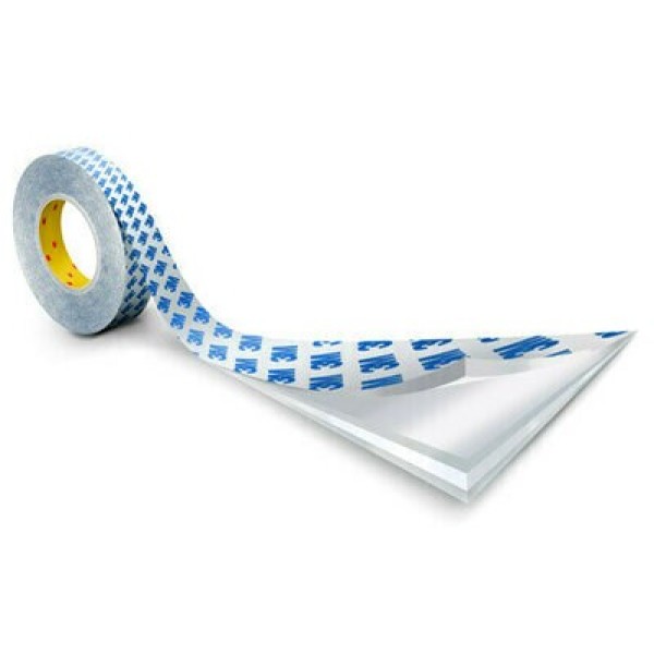 3M™ Ultra High Temperature Double Coated Tape 9077, Transparent, 500 mm x 100 m, 0.05 mm