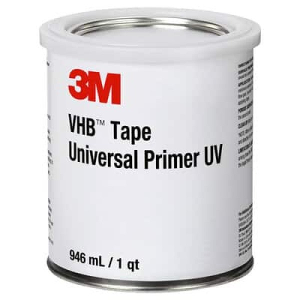 3M™ VHB™ Tape Universal Primer UV, Light yellow with fluorescent bluish tint, 946 ml