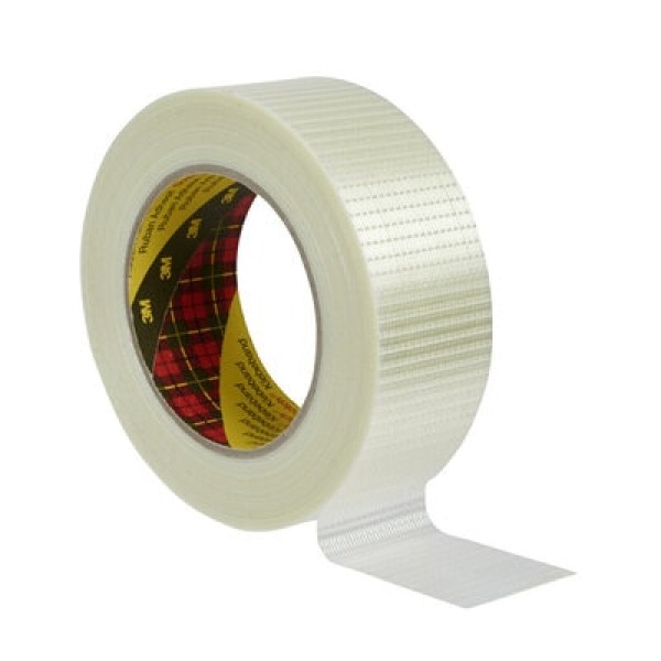 Scotch® General Purpose Filament Tape 8956, White, 50 mm x 50 m, 0.12 mm