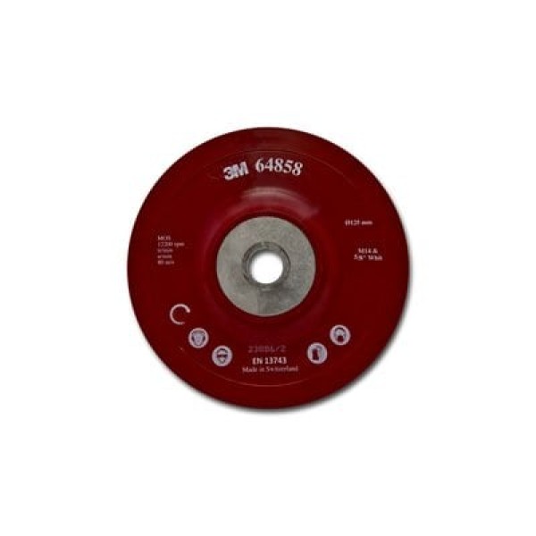 3M™ Flat Fibre Disc Back-up Pad, 125 mm