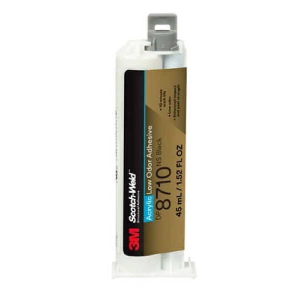 3M™ Scotch-Weld™ Low Odour Acrylic Adhesive DP8710NS, Black, 45 ml Duo-Pak