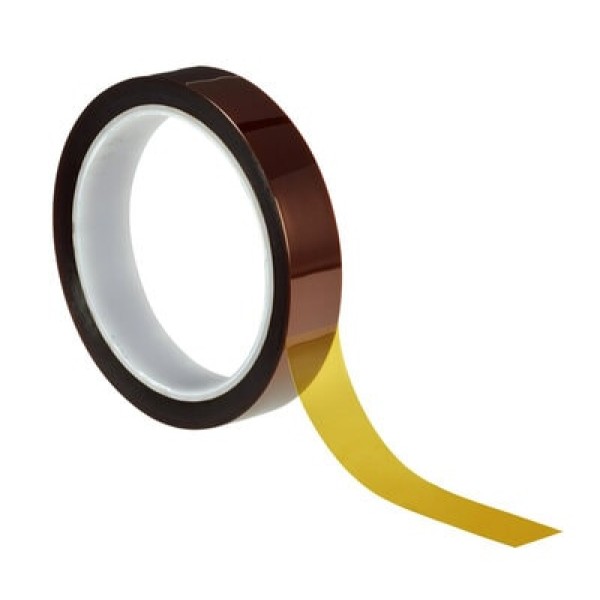3M™ Polyimide Film Tape 5413, Gold, 25,4 mm x 32,9 m x 0,07 mm, 9 Rolls/Case