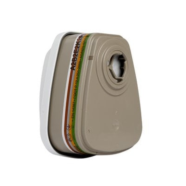3M™ Gas, Vapour and Particulate Filter, A2B2E2K2HgP3 + Formaldehyde, 6099