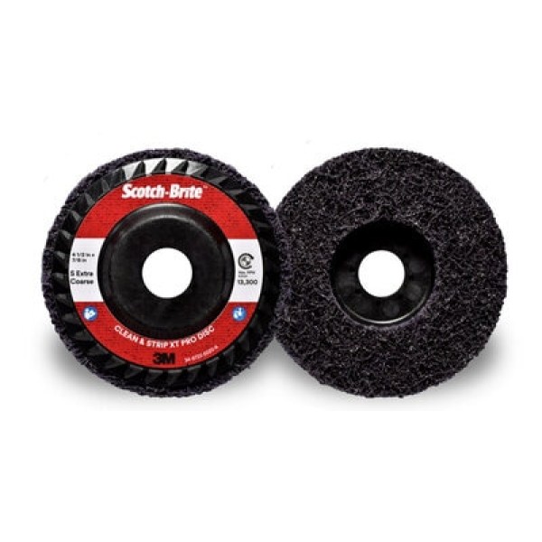 Scotch-Brite™ Clean and Strip XT Pro Disc XO-RD, 125 mm x 22 mm, S XCRS, Purple