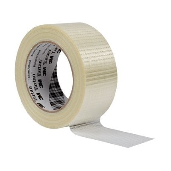 Tartan™ Filament Tape 8954, Tan, 50 mm x 50 m, 0.125 mm